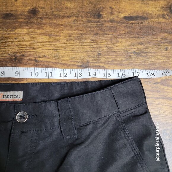 5.11 Tactical Fast Tac Cargo Pants 36x32 measures 34x31 Ripstop Leo EMT Career - Picture 7 of 12